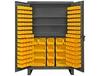 HEAVY DUTY STORAGE CABINETS WITH HOOK-ON BINS