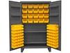 HEAVY DUTY STORAGE CABINETS WITH HOOK-ON BINS