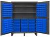 HEAVY DUTY STORAGE CABINETS WITH HOOK-ON BINS