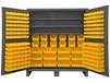 HEAVY DUTY STORAGE CABINETS WITH HOOK-ON BINS