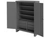 EXTRA HEAVY DUTY CABINET WITH PEGBOARD DOORS & PULLOUT SHELVES