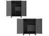 HEAVY DUTY WARDROBE CABINETS WITH PEGBOARD DOORS