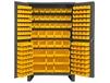 HEAVY DUTY ALL-WELDED BIN &amp; SHELF 14 GA. STEEL STORAGE CABINETS