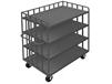 OPEN PORTABLE SHELF CART