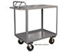 ROLLING STOCK CART WITH ERGONOMIC HANDLE