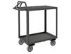 ROLLING STOCK CART WITH ERGONOMIC HANDLE