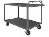 ROLLING STOCK CART WITH ERGONOMIC HANDLE
