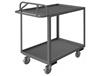 ROLLING STOCK CART WITH ERGONOMIC HANDLE