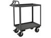 ROLLING STOCK CART WITH ERGONOMIC HANDLE
