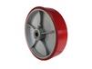 POLYURETHANE ON CAST IRON WHEELS