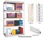 HALLOWELL RIVETWELL™ SHELVING WITH SINGLE RIVET BEAM
