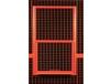 HIGH SECURITY WIRE PARTITION SYSTEM: SERVICE WINDOW PANELS