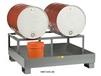 ALL-WELDED SPILL CONTROL PLATFORM WITH DRUM RACK