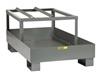 ALL-WELDED SPILL CONTROL PLATFORM WITH DRUM RACK