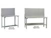 ALL-WELDED STEEL WORKBENCHES WITH PEGBOARD OR LOUVERED PANELS