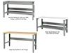 ADJUSTABLE HEIGHT CHANNEL LEG WORK BENCH