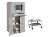COMPUTER ENCLOSURE CABINET AND LOW PROFILE CARTS