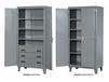 SUPER EXTRA HEAVY DUTY STORAGE CABINETS - 2,000 LB. CAPACITY PER SHELF