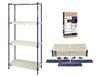 WIRE PLASTIC MAT SHELVING UNITS
