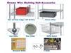 CHROME WIRE SHELVING UNIT ACCESSORIES