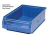 MAGNUM SERIES GIANT HOPPER BIN - CLEAR WINDOWS