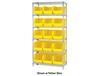 CHROME WIRE SHELVING UNITS WITH ULTRA BINS