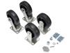 CASTERS FOR STEEL HOPPERS