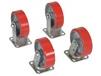 CASTERS FOR STEEL HOPPERS