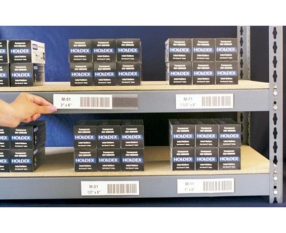 HOL-DEX® INSERTABLE LABEL HOLDERS