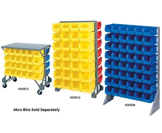 BIN SYSTEM RAIL RACKS &amp; BIN CARTS