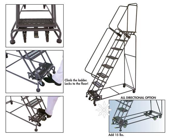 OPTIONS FOR WEIGHT - ACTUATED LADDERS