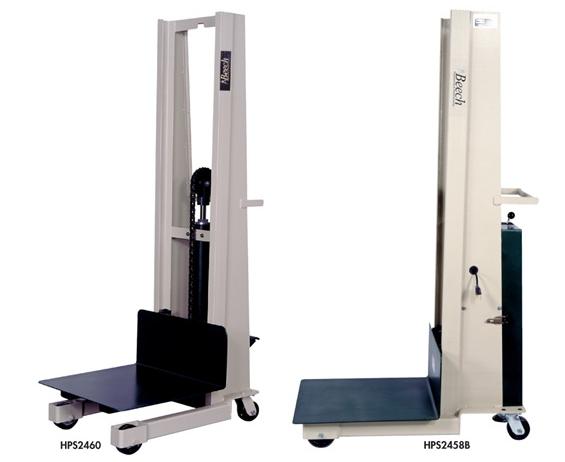 PLATFORM STACKERS AND WORK POSITIONERS