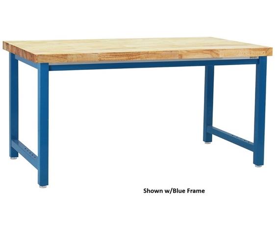 KENNEDY SERIES WORKBENCH W/OILED BUTCHERBLOCK TOP - SQUARE CUT EDGE