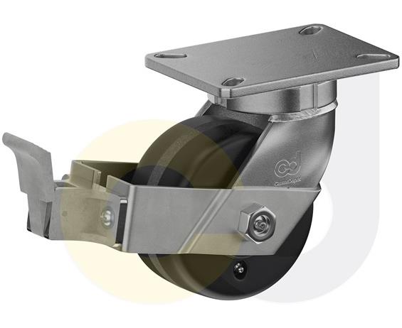 CASTERDEPOT TOP PLATE CASTERS - PHENOLIC WHEEL - CAPACITIES UP TO 3500 LBS.