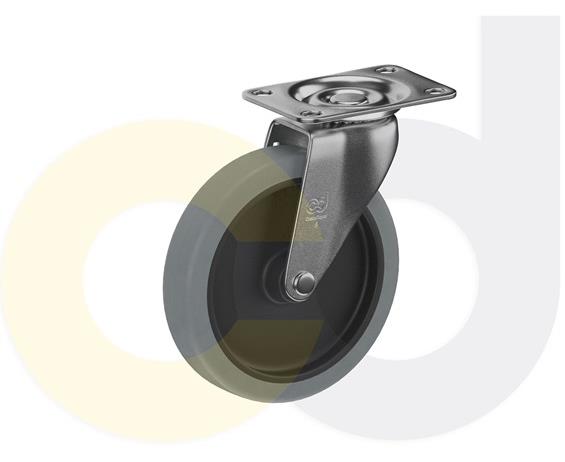 TOP PLATE CASTERS- THERMO-URETHANE WHEELS