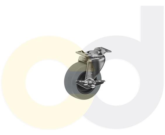 TOP PLATE CASTERS- THERMO-URETHANE WHEELS
