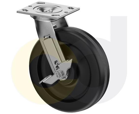 ZINC PLATED CASTERS - PHENOLIC WHEELS