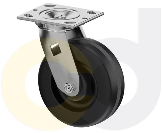 ZINC PLATED CASTERS - PHENOLIC WHEELS