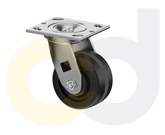 CASTERDEPOT TOP PLATE CASTERS - PHENOLIC WHEEL - CAPACITIES UP TO 1250 LBS.