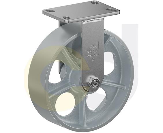 CASTERDEPOT TOP PLATE CASTERS - CAST IRON WHEEL - CAPACITIES UP TO 2500 LBS.