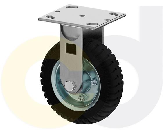 PNEUMATIC, SOLID &amp; FLAT-FREE CASTERS - SOLID MONOPRENE WHEELS