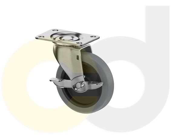 TOP PLATE CASTERS- THERMO-URETHANE WHEELS