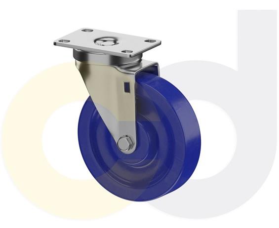 STAINLESS STEEL CASTERS - SOLID URETHANE WHEELS