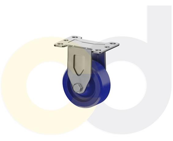 STAINLESS STEEL CASTERS - SOLID URETHANE WHEELS