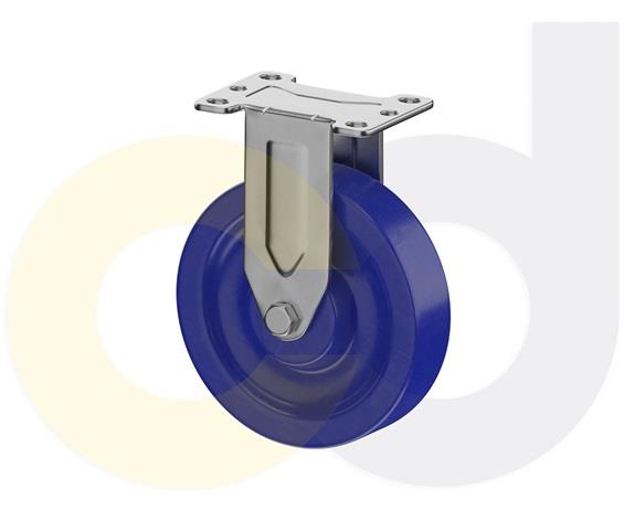 STAINLESS STEEL CASTERS - SOLID URETHANE WHEELS