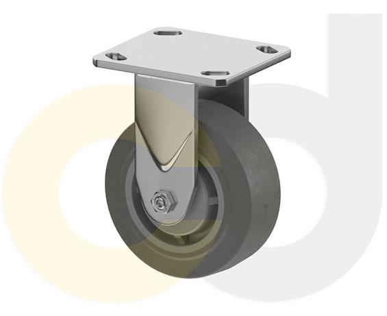 STAINLESS STEEL CASTERS - THERMO-RUBBER WHEELS