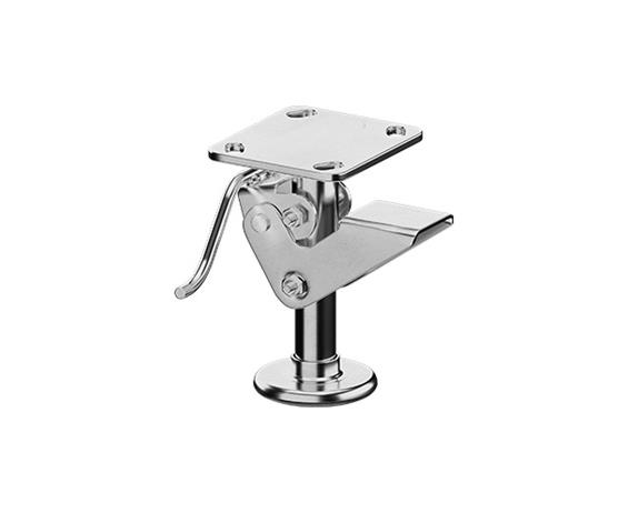 CASTERDEPOT FLOOR LOCKS - TOP PLATE 4 X 4.5 - KICKBAR STYLE