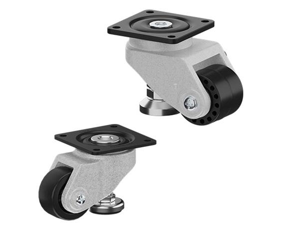 CASTERDEPOT LEVELING CASTERS - FOOT ADJUSTMENT - CAPACITIES UP TO 550 KG.