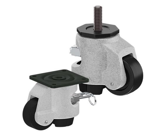 CASTERDEPOT LEVELING CASTERS - RATCHET ADJUSTMENT - CAPACITIES UP TO 500 KG.