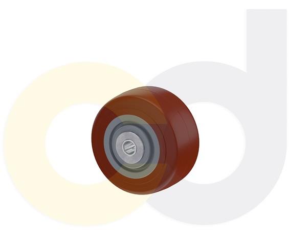 STAINLESS STEEL CASTERS - THERMO-URETHANE WHEELS